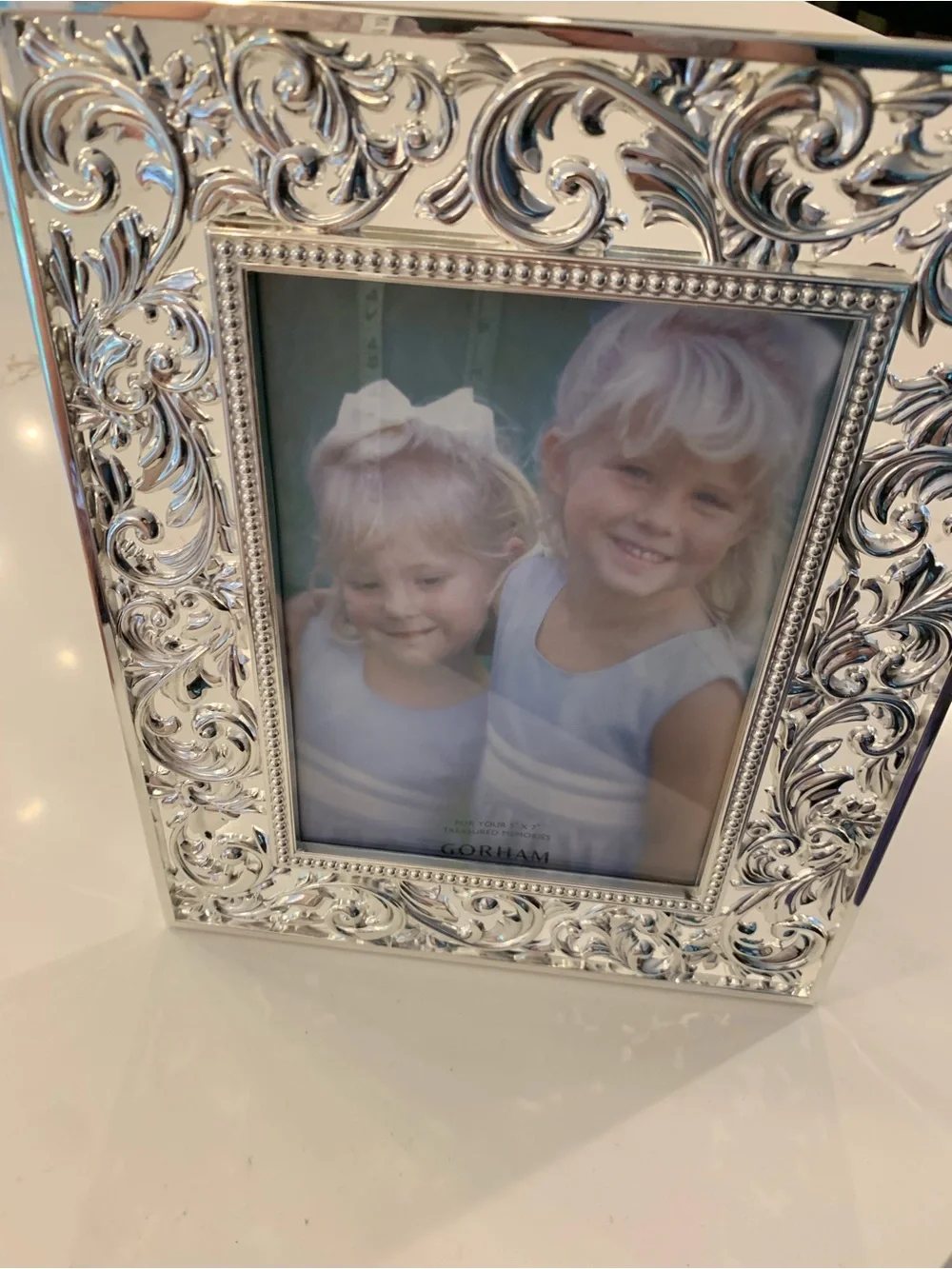 Gorham Silver Plated Photo Frame For  5”x 7”  Pictures NEW no box